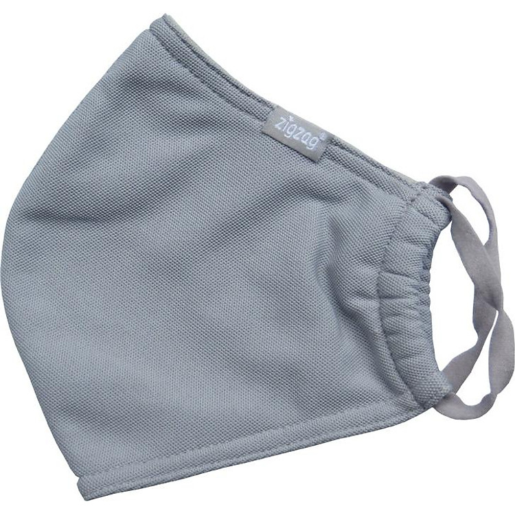 Khẩu trang chống nắng UPF50+ xám Zigzag MAS00102