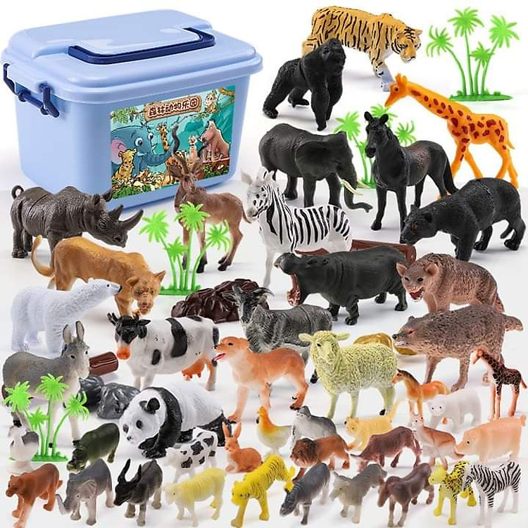 Tìm mua tại Avakids: Thùng Động Vật 58 Chi Tiết Cho Bé - Ngập tràn khuyến mãi