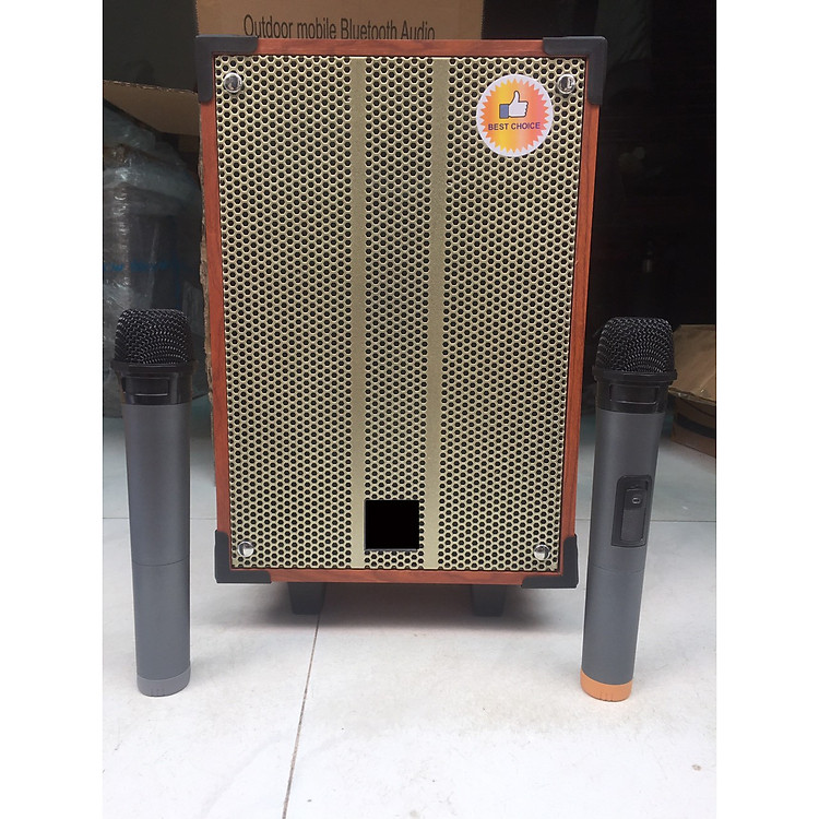 Loa kẹo kéo bluetooth di động bk1 kèm 2 micro