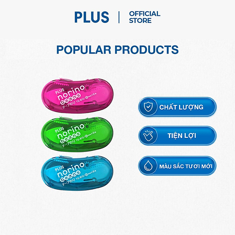 Băng Dán Norino Beans – Màu xanh dương