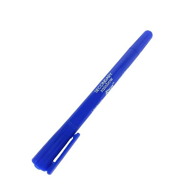 Bút Lông Dầu Aplus 2 Đầu PY258200 – Mực Xanh