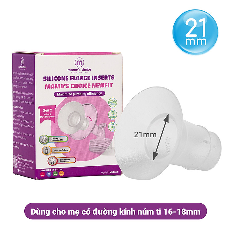 Trợ Phễu Silicone Mama's Choice 21mm Chính hãng Giá tốt - Hình ảnh 2