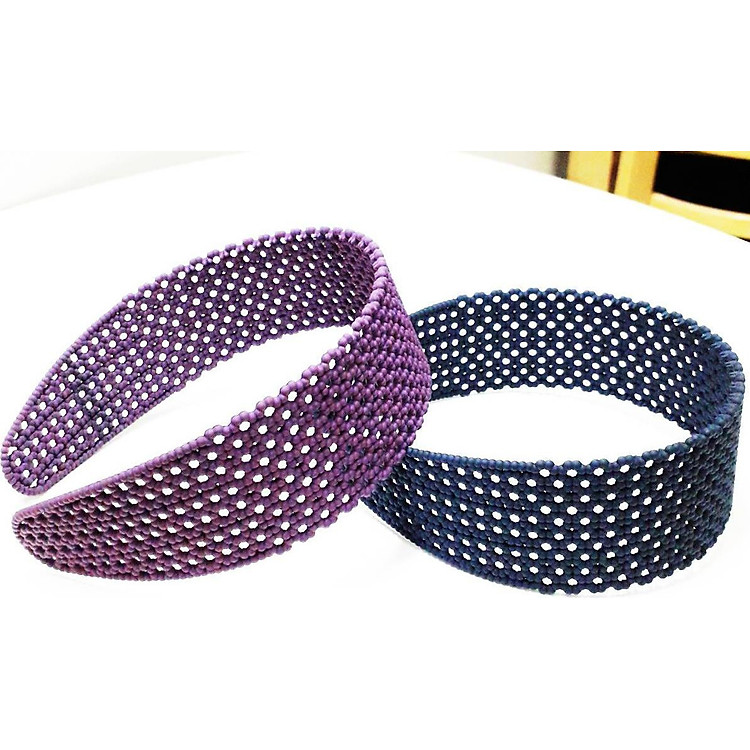 Bờm tóc nữ bản to nhựa cứng xinh xắn - Combo 2 sp (ngẫu nhiên)