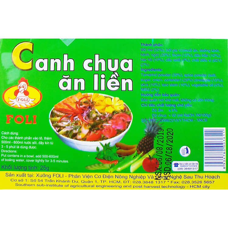 Canh chua ăn liền
