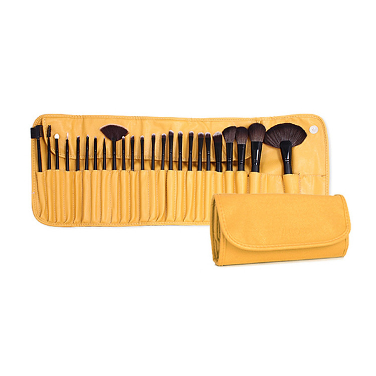 Bộ 24 Cây Cọ Chuyên Nghiệp - Bóp Da Vàng Vacosi BC10