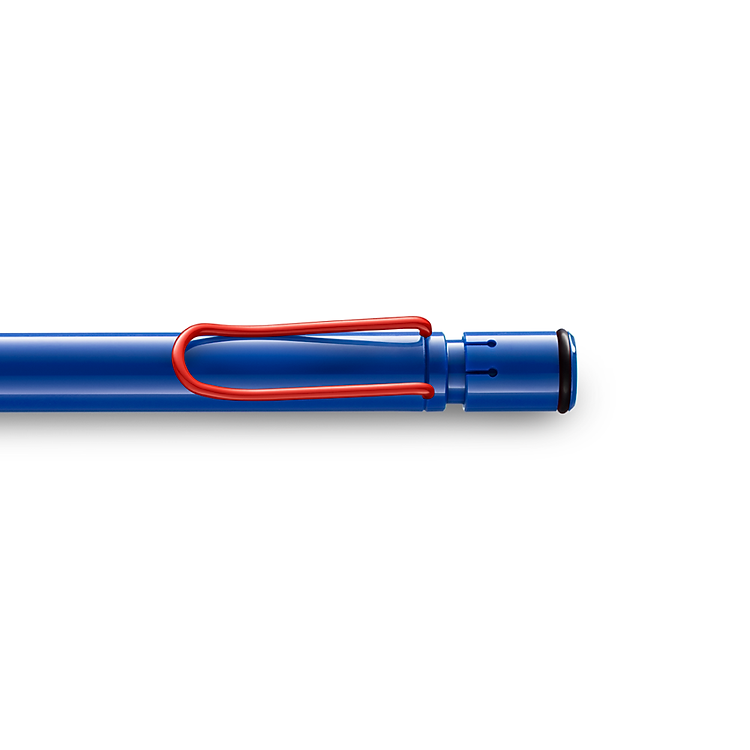 Bút chì LAMY Safari Blue Red Clip - Ảnh 3