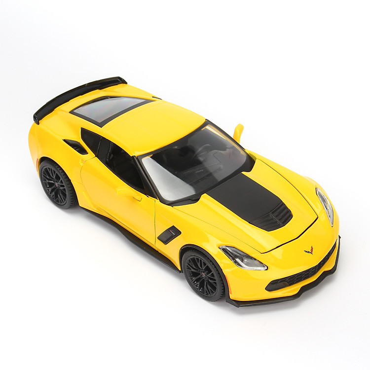 Mô Hình Xe Corvette Z06 Vàng 1:24 Chính hãng Tiết kiệm - Hình ảnh 2