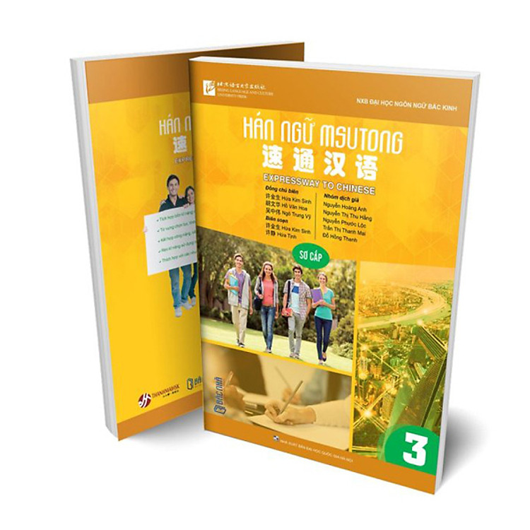 Sách - Giáo Trình Hán Ngữ Msutong Sơ Cấp - Quyển 3 - nhiều tác giả - Nhà xuất bản Đại Học Quốc Gia Hà Nội - Bác Nhã