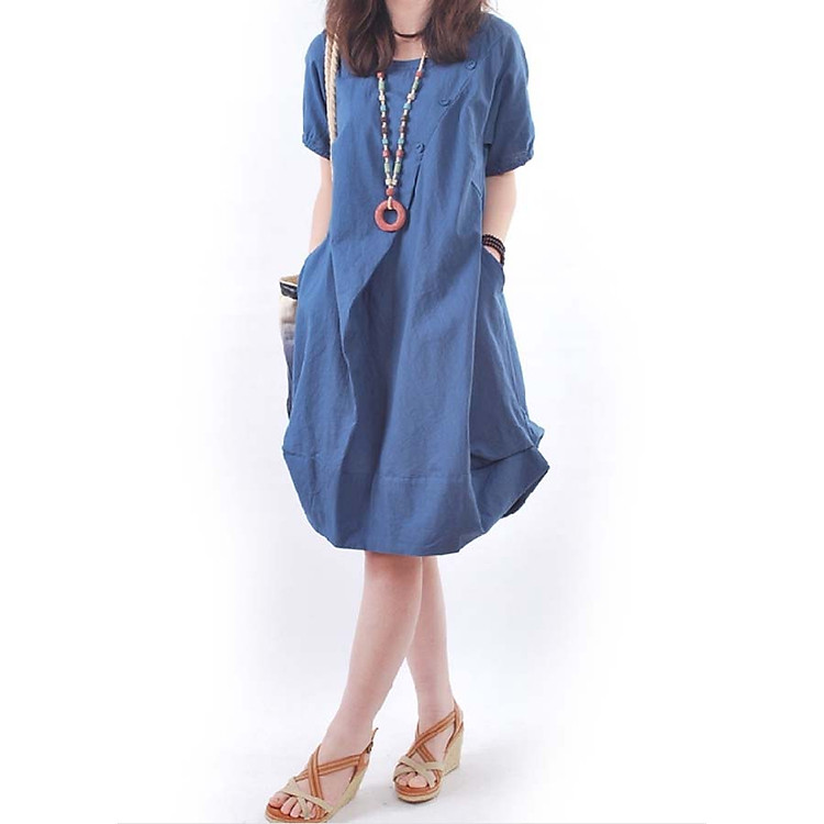 Đầm bí dành cho người mập bụng