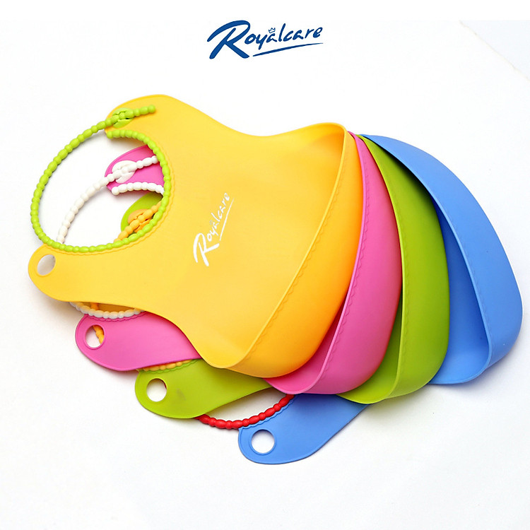 Yếm ăn dặm silicon Royalcare TH601 Chính hãng Ưu đãi - Hình ảnh 2