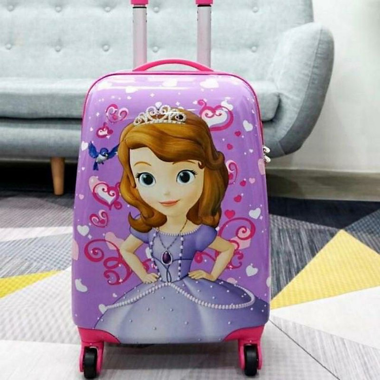 Vali kéo cho Bé yêu 2 mặt in cao cấp ( được chọn hình)