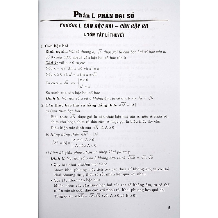 Cũng Cố Và Ôn Luyện Toán 9 - Tập 1 - Ảnh 4