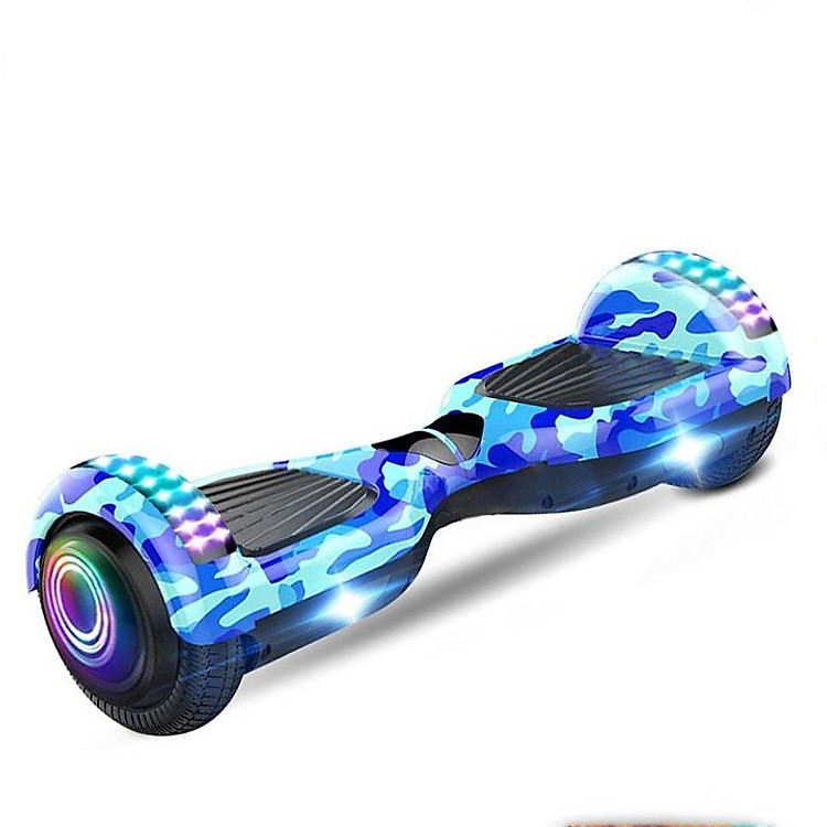 Xe Điện Cân Bằng Kết Nối Bluetooth Nghe Nhạc, Bánh Xe 7inch, Có Đèn Led Chiếu Sáng Thân Xe Tặng Kèm Bảo Hộ Tay Chân
