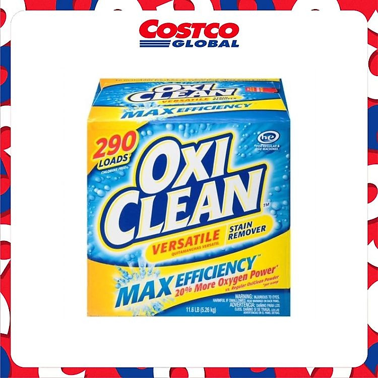 Bột Giặt Tẩy Đa Năng OxiClean Max Efficiency HE Powder Stain Remover 5.26kg (Thùng)