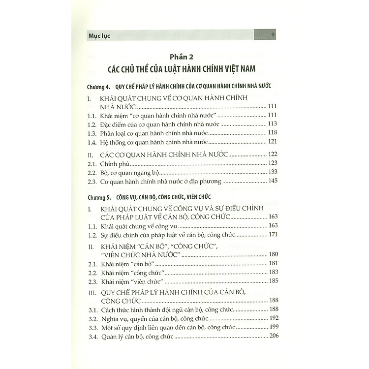 Giáo Trình Luật Hành Chính Việt Nam - GS. TS. Phạm Hồng Thái, TS. Nguyễn Minh Hà (Tái bản) - Ảnh 6