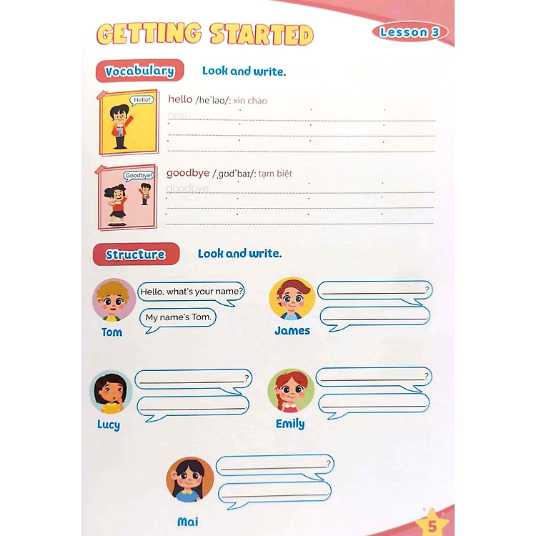 Luyện Viết Và Học Từ Vựng - Tiếng Anh 3 - Ảnh 5