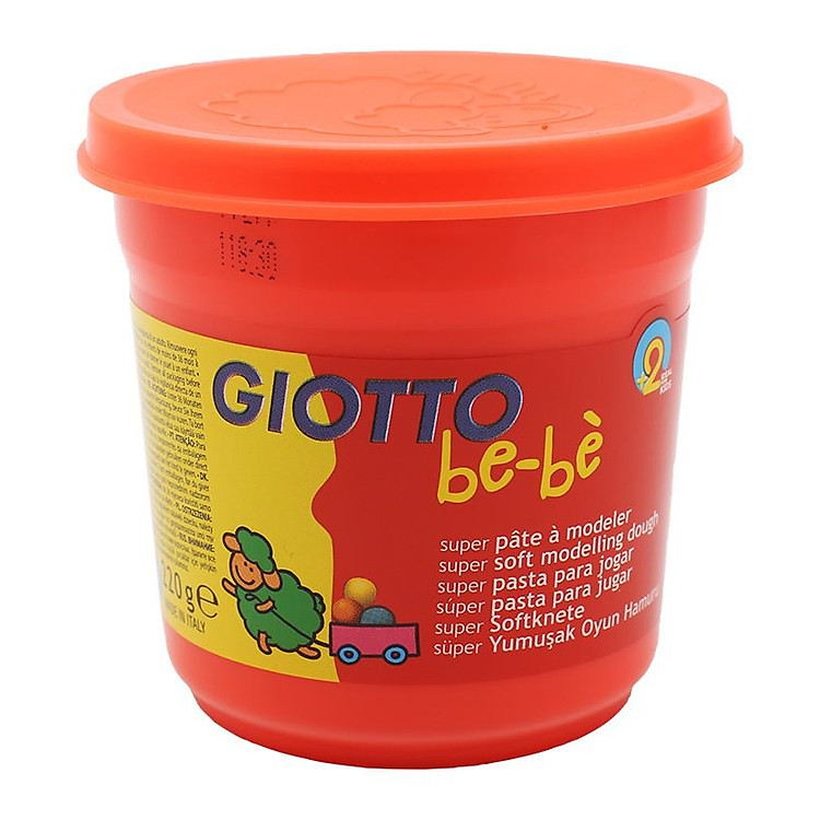 Hộp Đất Nặn GIOTTO be-bè Super Modelling Dough 220g (8 màu) - Ảnh 3