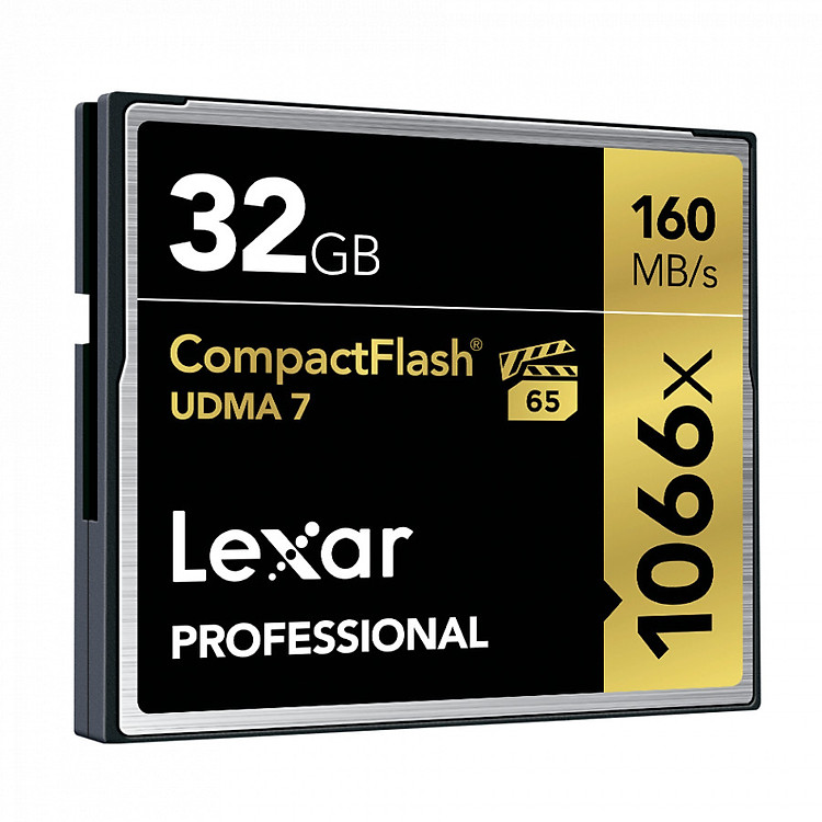 Thẻ Nhớ Lexar CF 32GB Professional 1066x (160 Mb/s) - Hàng chính hãng