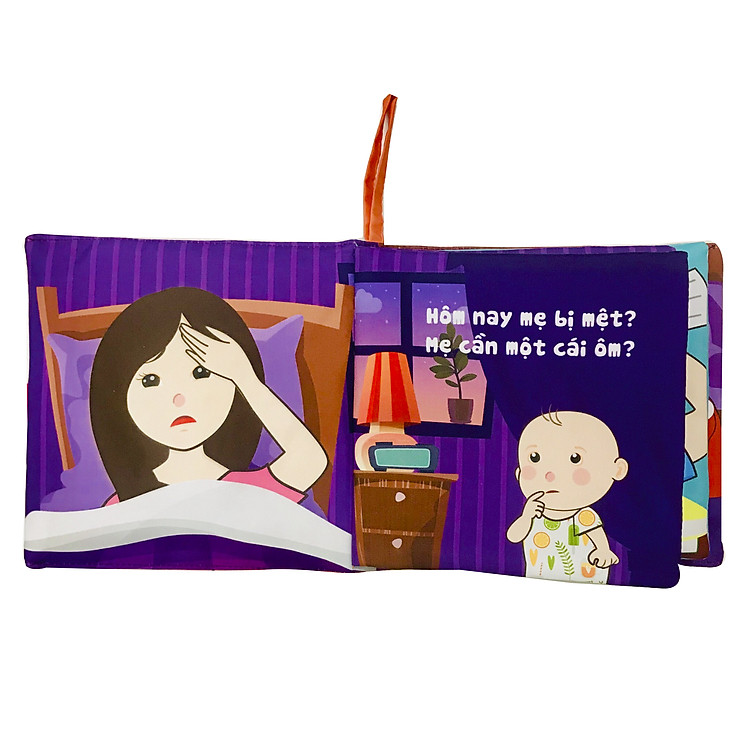Sách Vải Tương Tác Cho Bé - Lalala Chính hãng Giá rẻ - Hình ảnh 3
