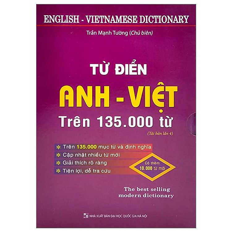Từ Điển Anh – Việt Trên 135.000 Từ (Tái Bản Lần 4)