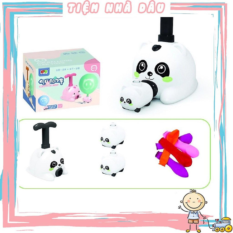 Mua tại Lazada: Xe Đồ Chơi Thông Minh GẤU Bơm Bóng Chính hãng Tiết kiệm