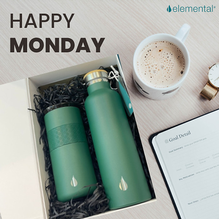 Hộp Quà Tặng Sinh Nhật Elemental (Bình Giữ Nhiệt & Ly Giữ Nhiệt) - Ảnh 7