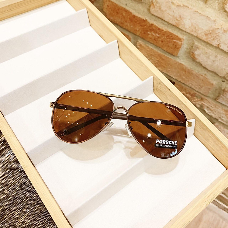 Mắt Kính Thời Trang Nam Cao Cấp , Tròng Kính Chống Tia UV (Trà) + Tặng Kèm Mắt Kính Xuyên Đêm BD8503