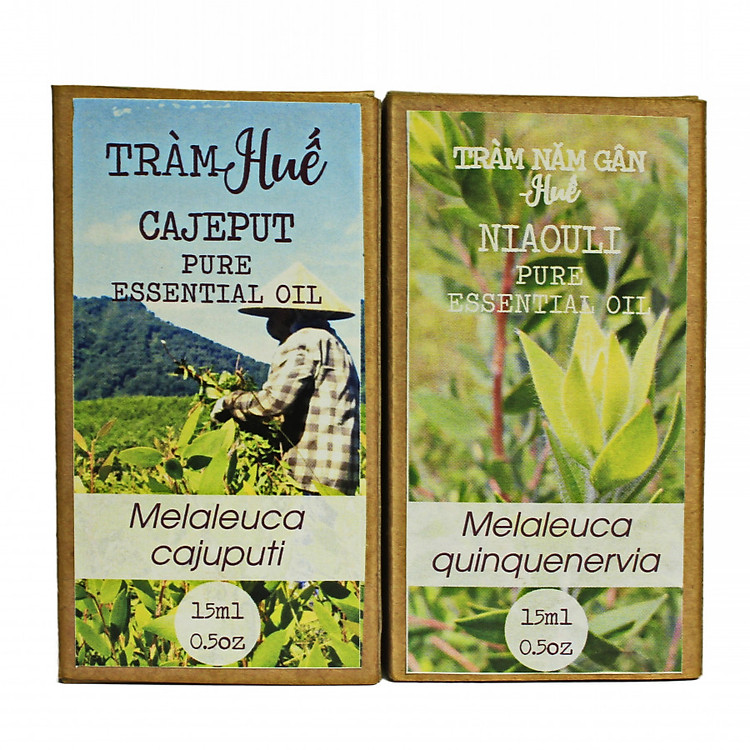 Combo 2 chai Tràm Huế và Tràm năm gân Huế 15ml