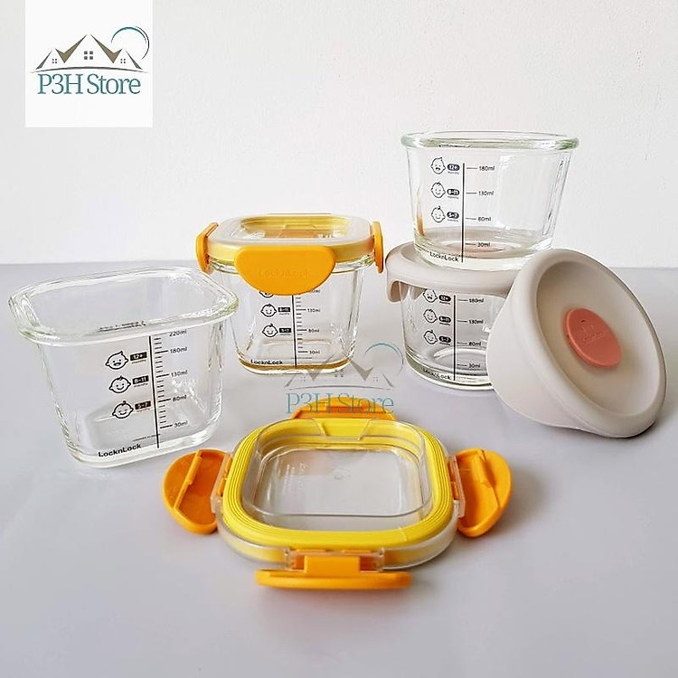 Hộp thủy tinh Lock&Lock cho bé 230ml Chính hãng Tiết kiệm - Hình ảnh 2
