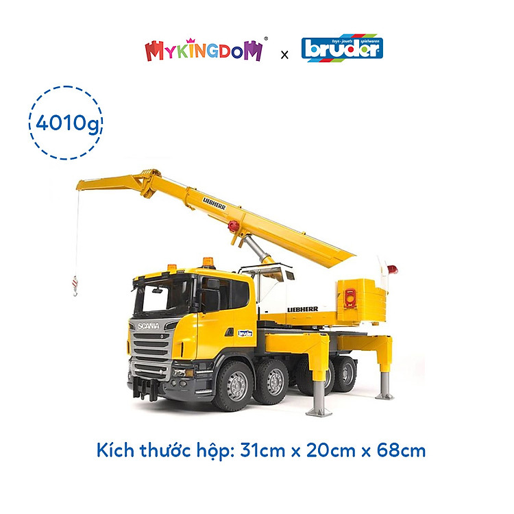 Mô Hình Xe Tải Cần Cẩu SCANIA 1:16 Chính hãng Ưu đãi - Hình ảnh 3