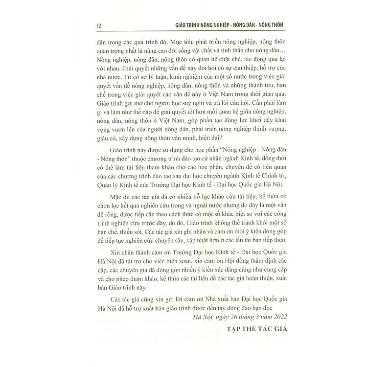 Giáo Trình Nông Nghiệp - Nông Dân - Nông Thôn - Ảnh 5