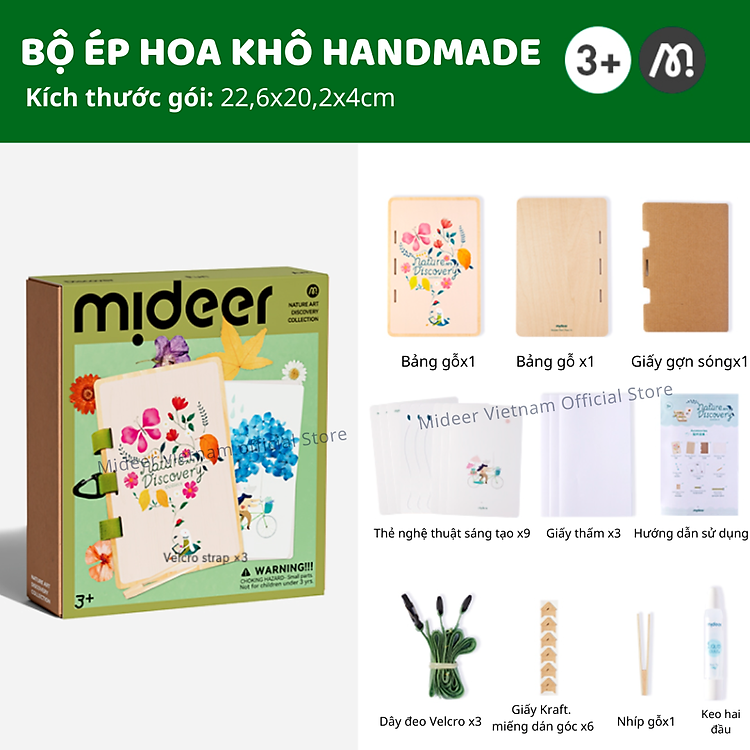 Bộ ép hoa khô Mideer cho handmade Chính hãng Giá tốt - Hình ảnh 3