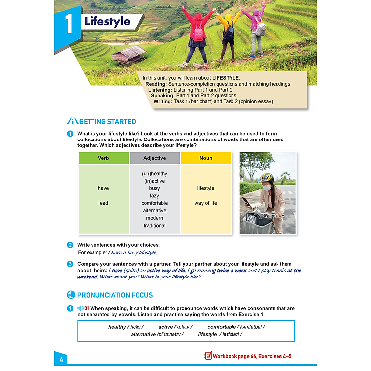 My IELTS Book 2A PREPARATION COURSE Student's & Workbook - Ảnh 4