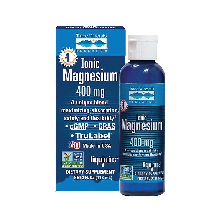Thực Phẩm Chức Năng Trace Minerals Research ionic Magnesium 400Mg (ion Magie) (118ml)