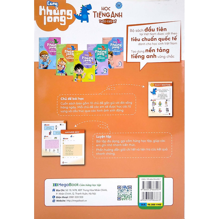 Cùng Khủng Long Học Tiếng Anh Theo Chủ Đề Lớp 4 (Tái Bản) - Ảnh 2