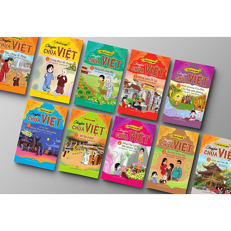 Mẹ Kể Con Nghe – Chuyện Chùa Việt (Bộ 10 Cuốn)
