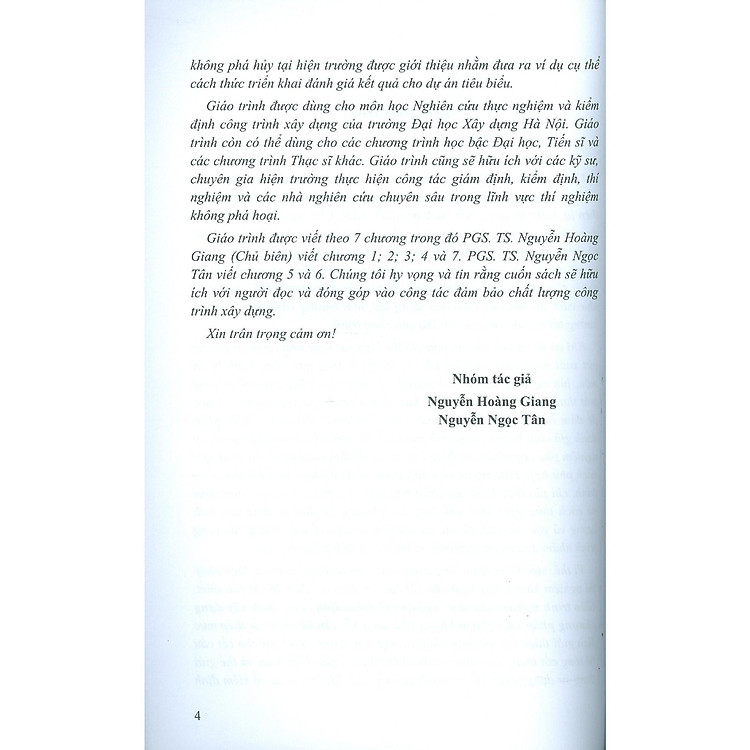 Giáo Trình Nghiên Cứu Thực Nghiệm Và Kiểm Định - Ảnh 4