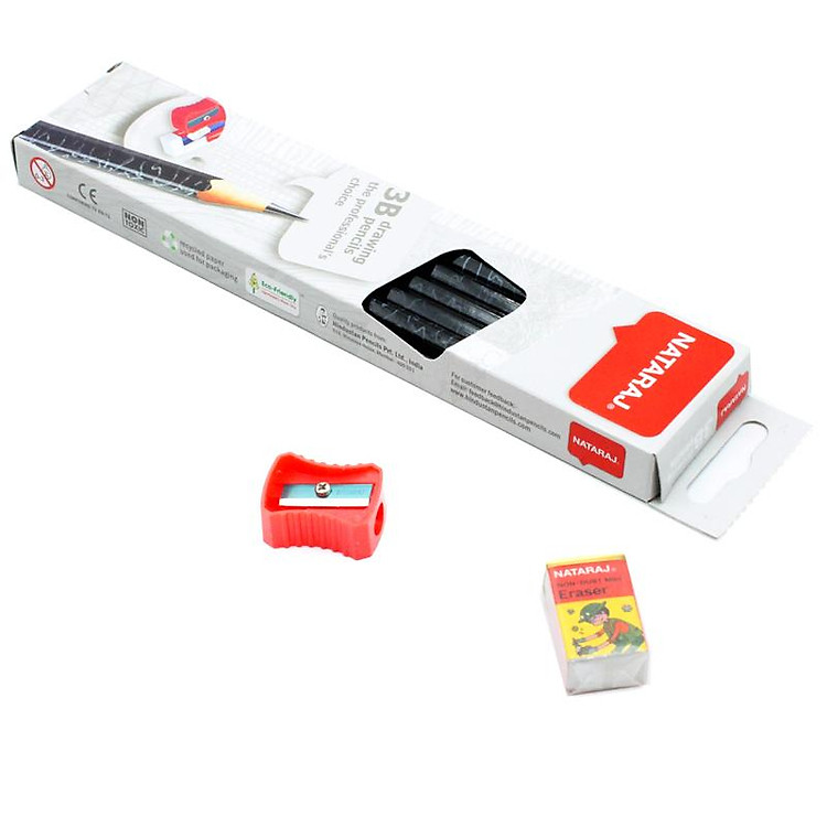 Bút Chì Vẽ 3B Nataraj (12 chiếc) - Ảnh 5