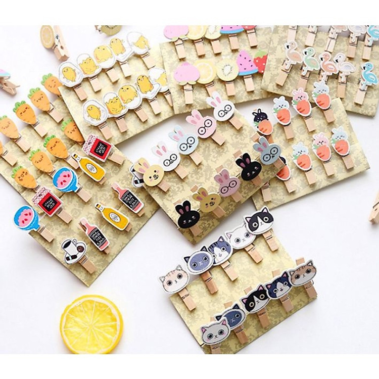 Kẹp Ảnh Gỗ (10 chiếc)