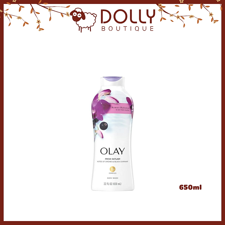 Sữa Tắm Olay Mềm Mịn Daily Moisture Body Wash 650ml