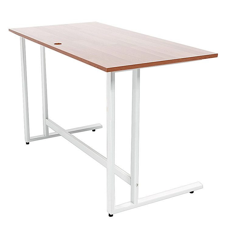 Bàn IBIE Rec-U Chân Trắng - Màu Cánh Gián