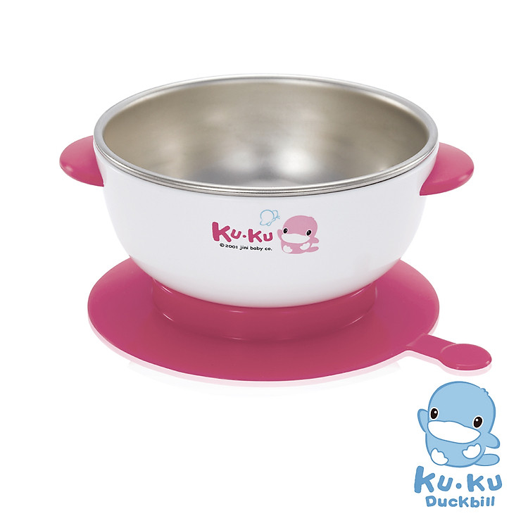 Tham Khảo tại ConCung: Chén Ăn Inox Có Đế Dính KUKU , nhận ngay nhiều Ưu đãi