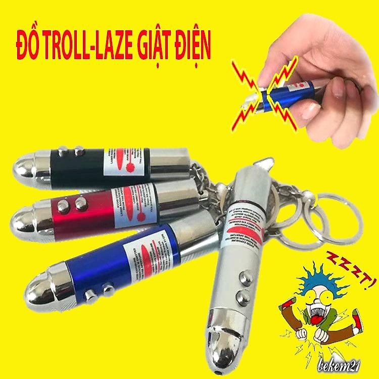 Đèn Laze Giật Điện Xúc Xắc Giật Điện Bút Giật Điện Kẹo Cao Su shock điện Đồ Chơi Troll Chơi Khăm Bạn Bè Vui Nhộn