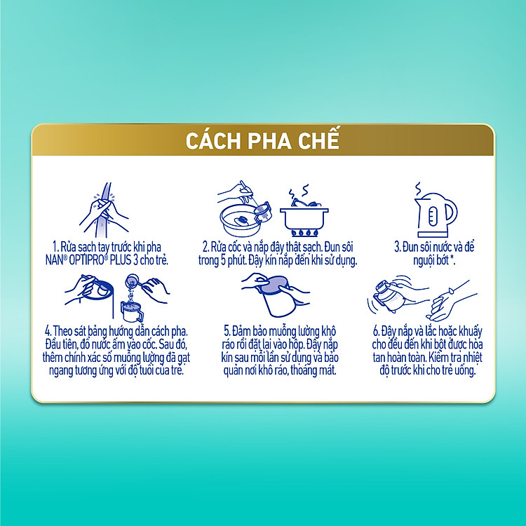 Sữa bột Nestlé NAN OPTIPRO PLUS 3 1500g Chính hãng Tiết kiệm - Hình ảnh 5