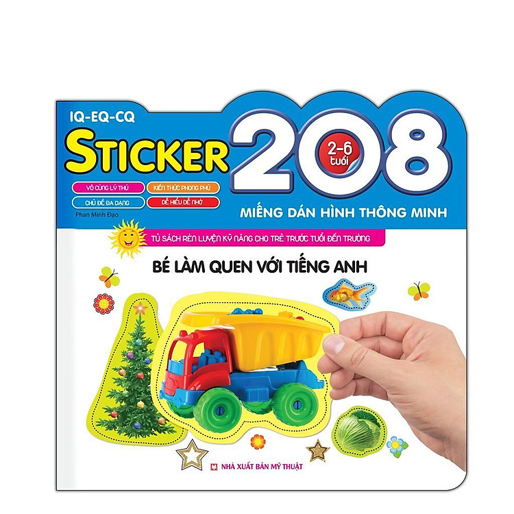 Bé Làm Quen Với Tiếng Anh – 208 Miếng Dán Hình Thông Minh