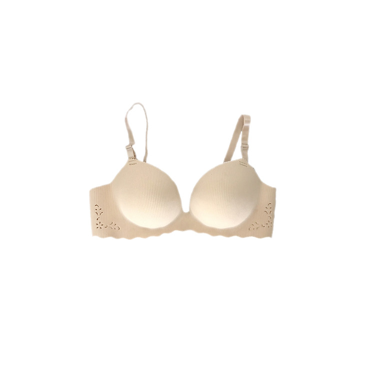 Áo lót đúc xước bàn tay nâng ngực, không gọng xuất Nhật Zbra - ZA6819