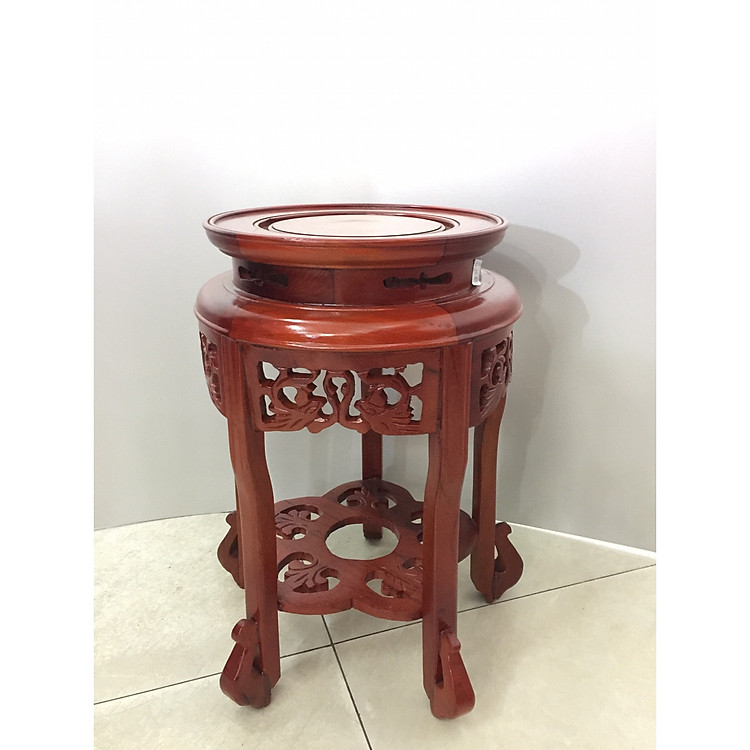 Đôn tròn gỗ gụ - nhiều kích thước để lựa chọn