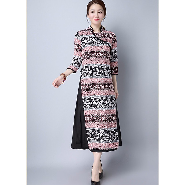 Set Áo Dài Cách Tân 2019- Hàng Nhập - AD0933