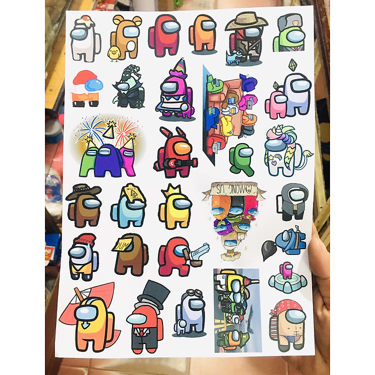 Sticker Among Us (80 ảnh decal) - Ảnh 3