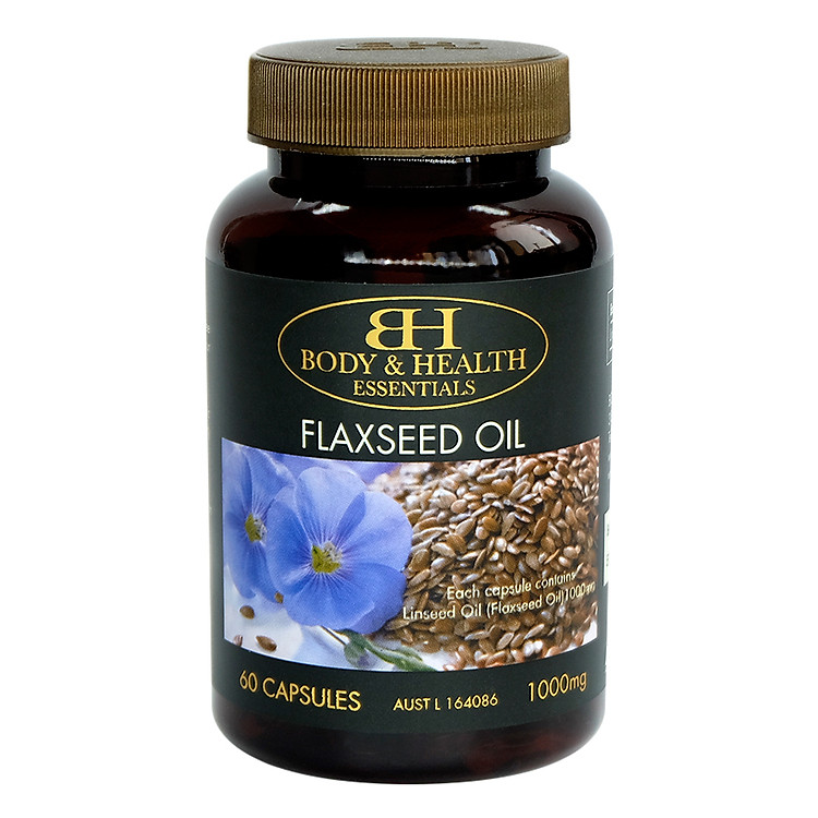 Thực Phẩm Chức Năng Tinh Dầu Hạt Lanh Flaxseed Oil (1000Mg)